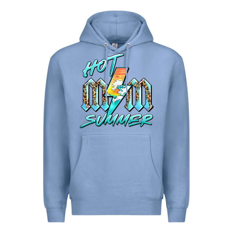 Hot Mom Summer Premium Hoodie by BarkalooDesign | Teevron