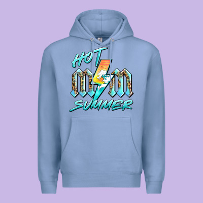 Hot Mom Summer Premium Hoodie Designed By Barkaloodesign