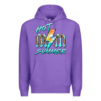 Purple hot mom summer Premium Hoodie - BarkalooDesign
