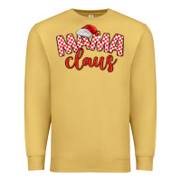 Antique Gold Mama Claus Premium Sweatshirt - MaliasSmallBusiness