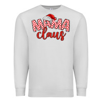 Dove Grey Mama Claus Premium Sweatshirt - MaliasSmallBusiness