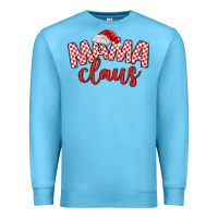 Ocean Blue Mama Claus Premium Sweatshirt - MaliasSmallBusiness
