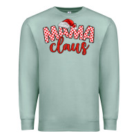 Seafoam Mama Claus Premium Sweatshirt - MaliasSmallBusiness