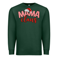 Sports Green Mama Claus Premium Sweatshirt - MaliasSmallBusiness