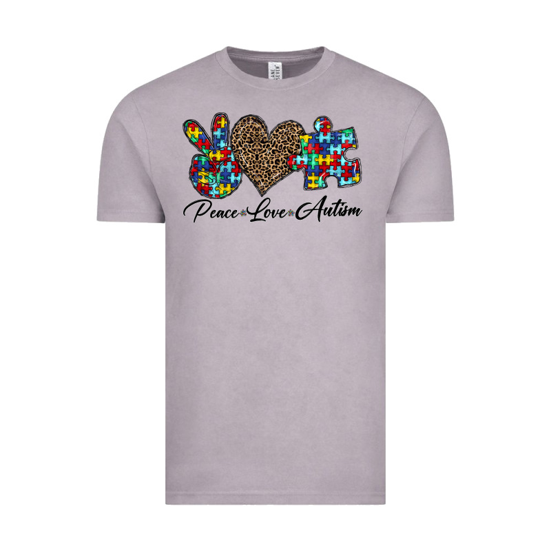 Peace Love Autism1 Vintage Tee by CowhideDigitalArt | Teevron
