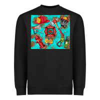 Black firefighter elementary Heavyweight Sweatshirt - HRA Design Shop