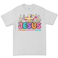 Dove Grey jesus the way the truth the life Premium Tee - MaliasSmallBusiness
