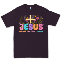 Plum jesus the way the truth the life Premium Tee - MaliasSmallBusiness