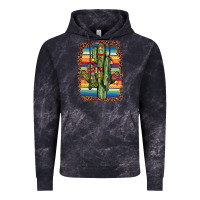Cloud Black Christmas cactus Vintage Hoodie - JahusDesignShop