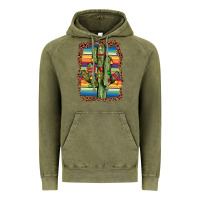 Vintage Olive Christmas cactus Vintage Hoodie - JahusDesignShop