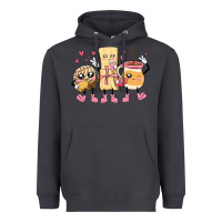 Smoke mexican pan dulce cartoon characters Heavyweight Hoodie - MaliasSmallBusiness