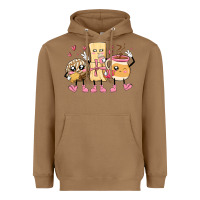 Toasted Coconut mexican pan dulce cartoon characters Heavyweight Hoodie - MaliasSmallBusiness