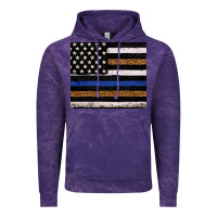 Cloud Purple Back to blue USA flag leopard police 20oz tumbler Vintage Hoodie - Neo Western