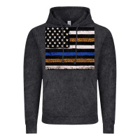 Vintage Black Back to blue USA flag leopard police 20oz tumbler Vintage Hoodie - Neo Western