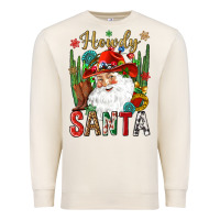 Sandshell Howdy Santa Premium Sweatshirt - NancyCooperArtShop