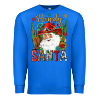 True Royal Howdy Santa Premium Sweatshirt - NancyCooperArtShop