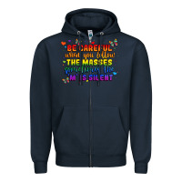 Navy be careful when you follow the masses sometimes th Zipper Hoodie - MaliasSmallBusiness