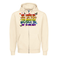 Sandshell be careful when you follow the masses sometimes th Zipper Hoodie - MaliasSmallBusiness