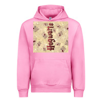 Fuchsia Pink hogwarts with letters Urban Hoodie - TumblerDesignByShophia