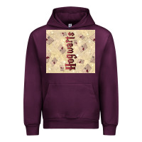 Mauve Wine hogwarts with letters Urban Hoodie - TumblerDesignByShophia