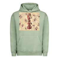 Pigment Oil Green hogwarts with letters Urban Hoodie - TumblerDesignByShophia