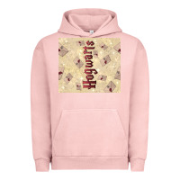 Pigment Salmon hogwarts with letters Urban Hoodie - TumblerDesignByShophia
