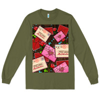 Army Green love letters with roses  air Long Sleeve Tee - AdoDesignShop
