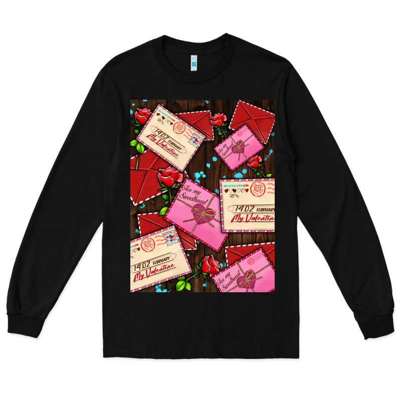 Love Letters With Roses  Air Long Sleeve Tee by AdoDesignShop | Teevron
