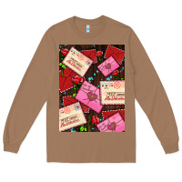 Toasted Coconut love letters with roses  air Long Sleeve Tee - AdoDesignShop