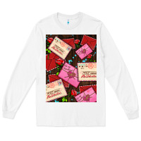 White love letters with roses  air Long Sleeve Tee - AdoDesignShop