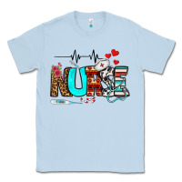 Dusty Blue western nurse Classic Tee - BundleAndBundleShop