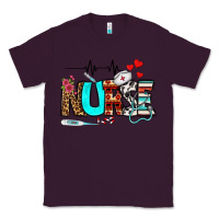 Plum western nurse Classic Tee - BundleAndBundleShop