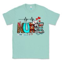 Seafoam western nurse Classic Tee - BundleAndBundleShop