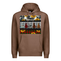 Chestnut christmas trees and sunflowers Premium Hoodie - Jasminsmagicworld