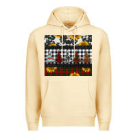 Pina Colada christmas trees and sunflowers Premium Hoodie - Jasminsmagicworld