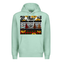 Seafoam christmas trees and sunflowers Premium Hoodie - Jasminsmagicworld