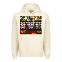 Tofu christmas trees and sunflowers Premium Hoodie - Jasminsmagicworld