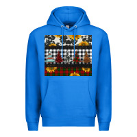 True Royal christmas trees and sunflowers Premium Hoodie - Jasminsmagicworld