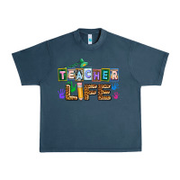 Midnight Navy teacher life Urban Heavy Tee - AdoDesignShop