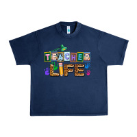 Navy teacher life Urban Heavy Tee - AdoDesignShop