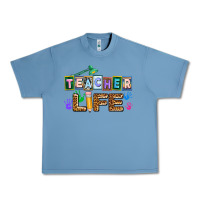 Pebble Blue teacher life Urban Heavy Tee - AdoDesignShop