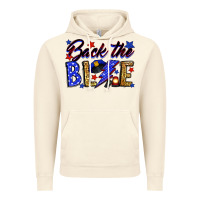 Vintage Artic Back the blue with lightning bolt Vintage Hoodie - Neo Western