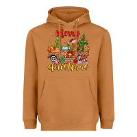 Meerkat merry christmas gingerbread truck Heavyweight Hoodie - MaliasSmallBusiness
