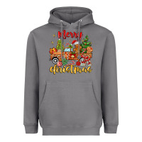 Storm merry christmas gingerbread truck Heavyweight Hoodie - MaliasSmallBusiness