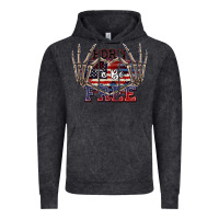 Vintage Black Born to be free 4th of July Vintage Hoodie - CowGirlArtShop