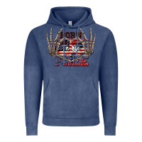 Vintage Denim Born to be free 4th of July Vintage Hoodie - CowGirlArtShop