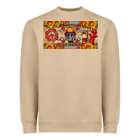 Firefighter Air Mask Sunflower And Elementary License Plate Heavyweight Sweatshirt | Teevron