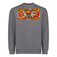 Storm firefighter air mask sunflower and elementary license plate Heavyweight Sweatshirt - HRA Design Shop