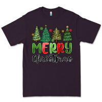 Plum merry christmas trees Premium Tee - MaliasSmallBusiness