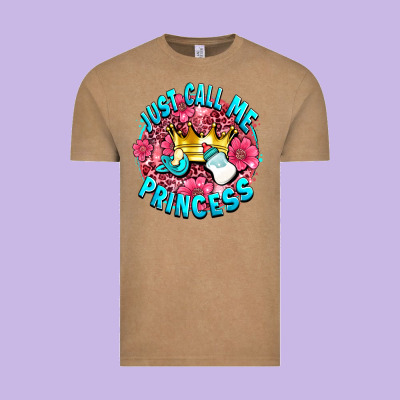 Just Call Me Princess Vintage Tee Designed By Adodesignshop